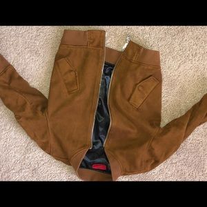 Suede HAUS OF JR toddler jacket